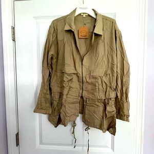 Women’s Ruffle Zip Up Jacket